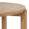 MESA AUXILIAR NATURAL MADERA MINDI SALÓN 40 X 40 X 45 CM