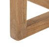 MESA AUXILIAR NATURAL MADERA MINDI SALÓN 40 X 40 X 45 CM
