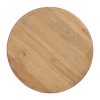 MESA AUXILIAR NATURAL MADERA MINDI SALÓN 40 X 40 X 55 CM