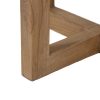 MESA AUXILIAR NATURAL MADERA MINDI SALÓN 40 X 40 X 55 CM
