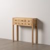 CONSOLA NATURAL MADERA MINDI ENTRADA 85 X 26 X 85 CM