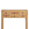 CONSOLA NATURAL MADERA MINDI ENTRADA 85 X 26 X 85 CM