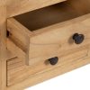 CONSOLA NATURAL MADERA MINDI ENTRADA 85 X 26 X 85 CM
