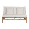 SOFÁ 2 PLAZAS NATURAL BAMBÚ 135 X 86 X 81 CM