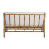 SOFÁ 2 PLAZAS NATURAL BAMBÚ 135 X 86 X 81 CM
