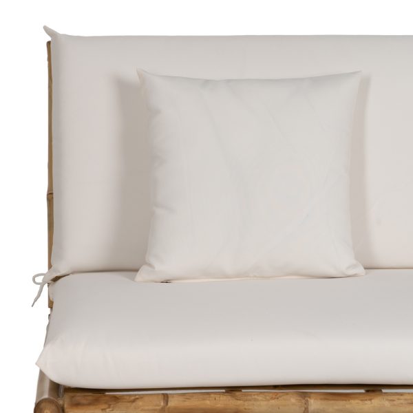 SOFÁ 2 PLAZAS NATURAL BAMBÚ 135 X 86 X 81 CM