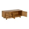 613286-02 MUEBLE TV NATURAL MADERA MINDI SALÓN 120 X 40 X 45 CM