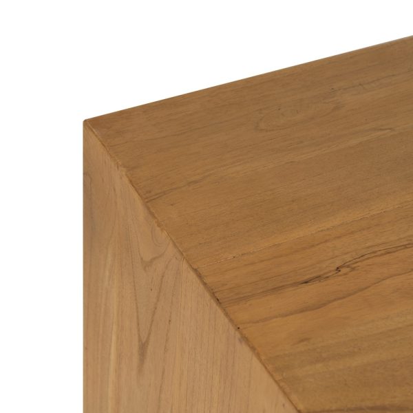 613286-03 MUEBLE TV NATURAL MADERA MINDI SALÓN 120 X 40 X 45 CM