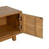 613286-05 MUEBLE TV NATURAL MADERA MINDI SALÓN 120 X 40 X 45 CM