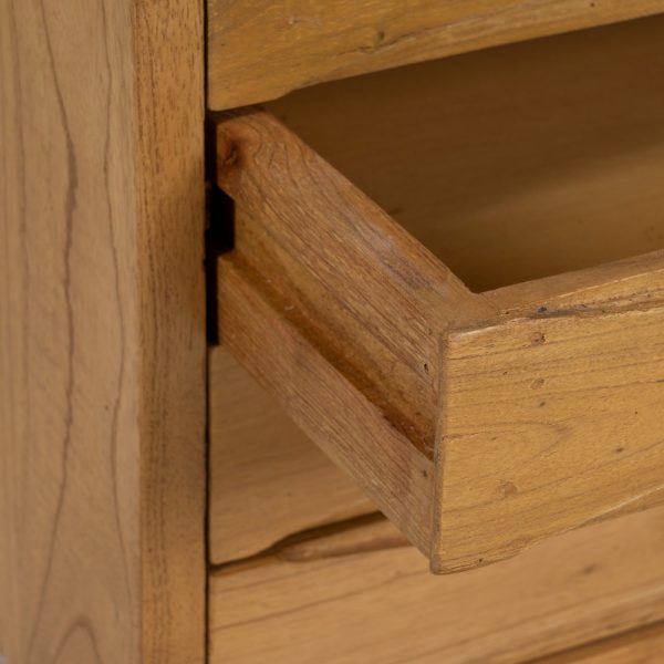613286-06 MUEBLE TV NATURAL MADERA MINDI SALÓN 120 X 40 X 45 CM