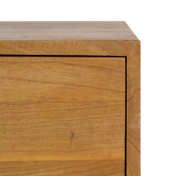 613286-08 MUEBLE TV NATURAL MADERA MINDI SALÓN 120 X 40 X 45 CM