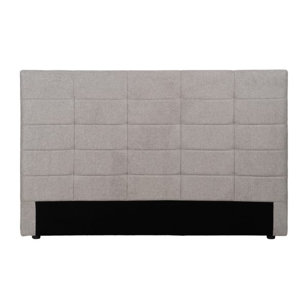 CABECERO GRIS TEJIDO DORMITORIO 160 X 8 X 100 CM