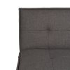SOFÁ-CAMA GRIS METAL-MADERA SALÓN 178 X 94 X 86 CM