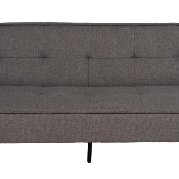 SOFÁ-CAMA GRIS METAL-MADERA SALÓN 178 X 94 X 86 CM