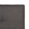SOFÁ-CAMA GRIS METAL-MADERA SALÓN 178 X 94 X 86 CM