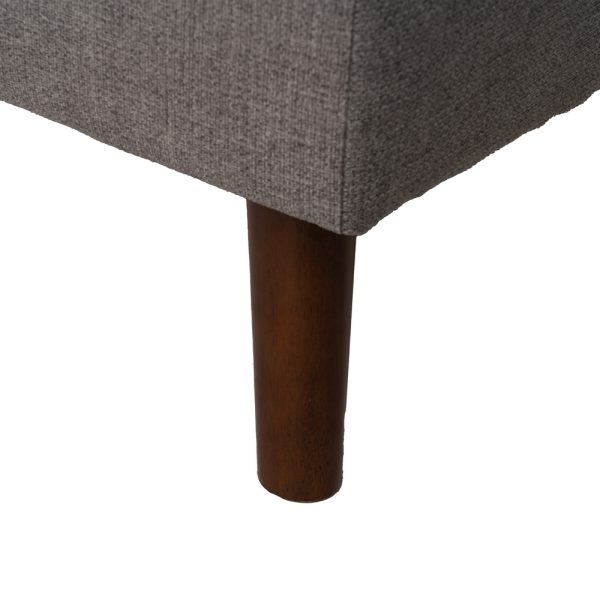 SOFÁ-CAMA GRIS METAL-MADERA SALÓN 178 X 94 X 86 CM