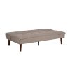 SOFÁ-CAMA BEIGE METAL-MADERA SALÓN 178 X 94 X 86 CM