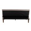 SOFÁ-CAMA BEIGE METAL-MADERA SALÓN 178 X 94 X 86 CM