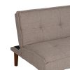 SOFÁ-CAMA BEIGE METAL-MADERA SALÓN 178 X 94 X 86 CM