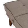 SOFÁ-CAMA BEIGE METAL-MADERA SALÓN 178 X 94 X 86 CM