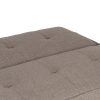 SOFÁ-CAMA BEIGE METAL-MADERA SALÓN 178 X 94 X 86 CM