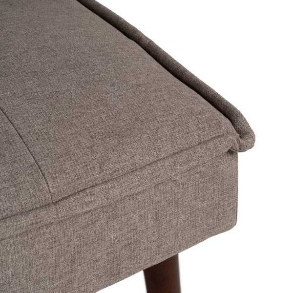 SOFÁ-CAMA BEIGE METAL-MADERA SALÓN 178 X 94 X 86 CM