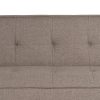 SOFÁ-CAMA BEIGE METAL-MADERA SALÓN 178 X 94 X 86 CM