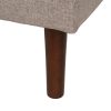SOFÁ-CAMA BEIGE METAL-MADERA SALÓN 178 X 94 X 86 CM