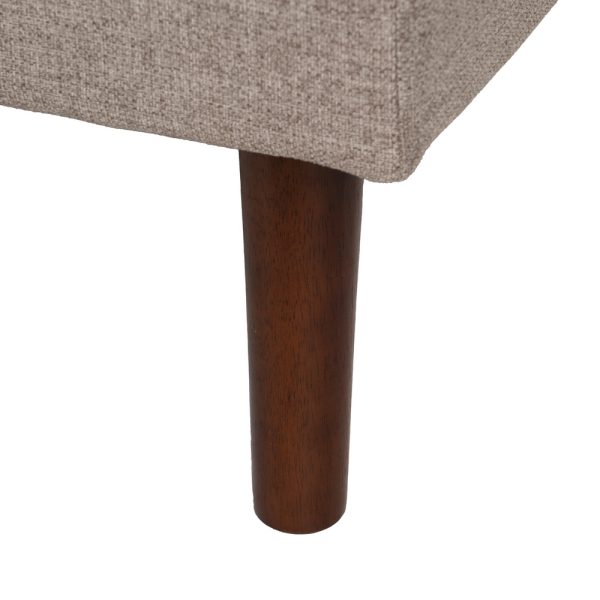 SOFÁ-CAMA BEIGE METAL-MADERA SALÓN 178 X 94 X 86 CM