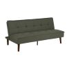 SOFÁ-CAMA VERDE METAL-MADERA SALÓN 178 X 94 X 86 CM