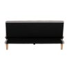 SOFÁ-CAMA GRIS METAL-MADERA SALÓN 178 X 94 X 86 CM