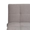 SOFÁ-CAMA GRIS METAL-MADERA SALÓN 178 X 94 X 86 CM