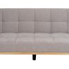 SOFÁ-CAMA GRIS METAL-MADERA SALÓN 178 X 94 X 86 CM