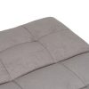 SOFÁ-CAMA GRIS METAL-MADERA SALÓN 178 X 94 X 86 CM