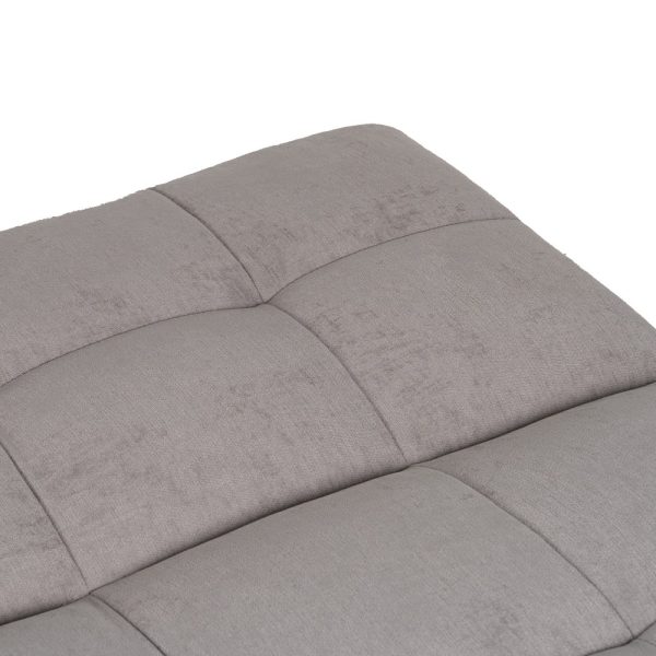 SOFÁ-CAMA GRIS METAL-MADERA SALÓN 178 X 94 X 86 CM