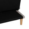 SOFÁ-CAMA GRIS METAL-MADERA SALÓN 178 X 94 X 86 CM