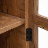 VITRINA NATURAL MADERA DE MANGO SALÓN 115 X 40 X 194 CM
