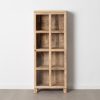 604771-001 VITRINA BLANCO ROZADO MADERA DE MANGO 60 X 35,50 X 157,50 CM