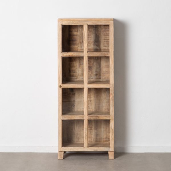 604771-001 VITRINA BLANCO ROZADO MADERA DE MANGO 60 X 35,50 X 157,50 CM