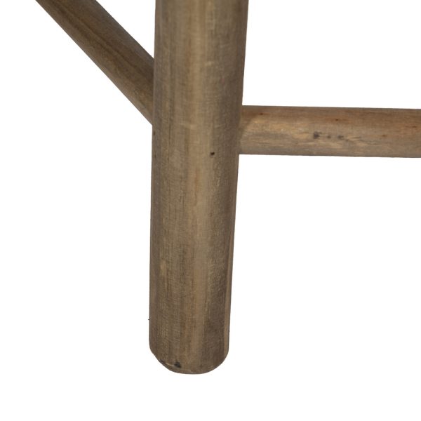 S/2 MESITAS NATURAL BAMBÚ 50 X 50 X 48 CM