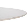 MESA COMEDOR BLANCO-NATURAL 120 X 120 X 75 CM