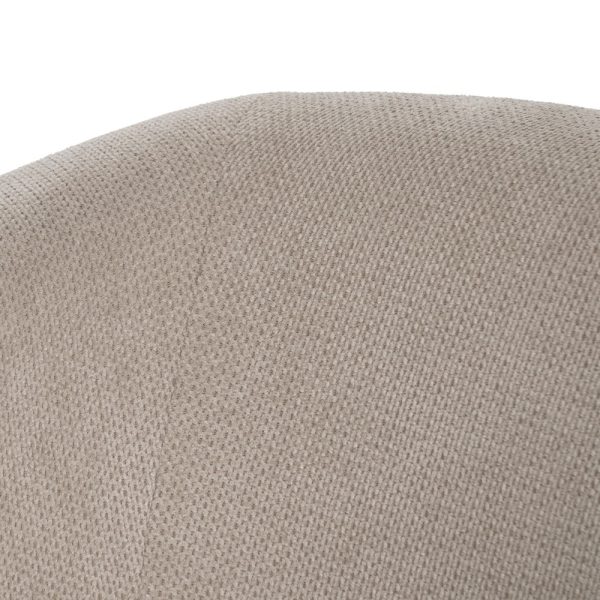 SILLÓN BEIGE TEJIDO-METAL 77 X 72 X 68 CM