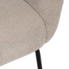SILLÓN BEIGE TEJIDO-METAL 77 X 72 X 68 CM