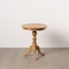 MESA AUXILIAR NATURAL MADERA MINDI SALÓN 50 X 50 X 64 CM