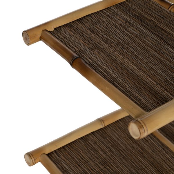 ESTANTERÍA NATURAL BAMBÚ DECORACIÓN 57 X 32 X 100 CM