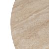 MESA CENTRO BEIGE PIEDRA MDF DECORACIÓN 120 X 60 X 46 CM