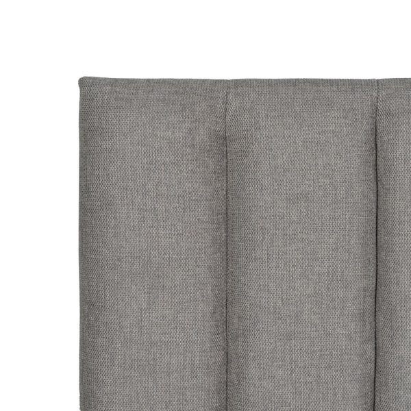 613528-02 CABECERO GRIS TEJIDO DORMITORIO 190 X 8 X 100 CM