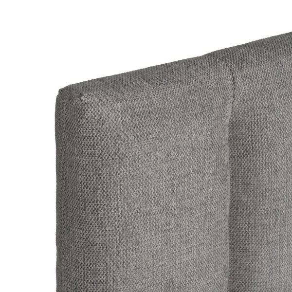 613528-03 CABECERO GRIS TEJIDO DORMITORIO 190 X 8 X 100 CM