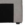 613528-05 CABECERO GRIS TEJIDO DORMITORIO 190 X 8 X 100 CM