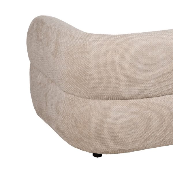 SOFÁ MÓDULO DERECHO BEIGE TEJIDO SALÓN 151 X 92 X 65 CM